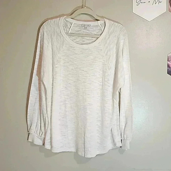 white birch Tops - WHITE BIRCH White long sleeve shirt - Small